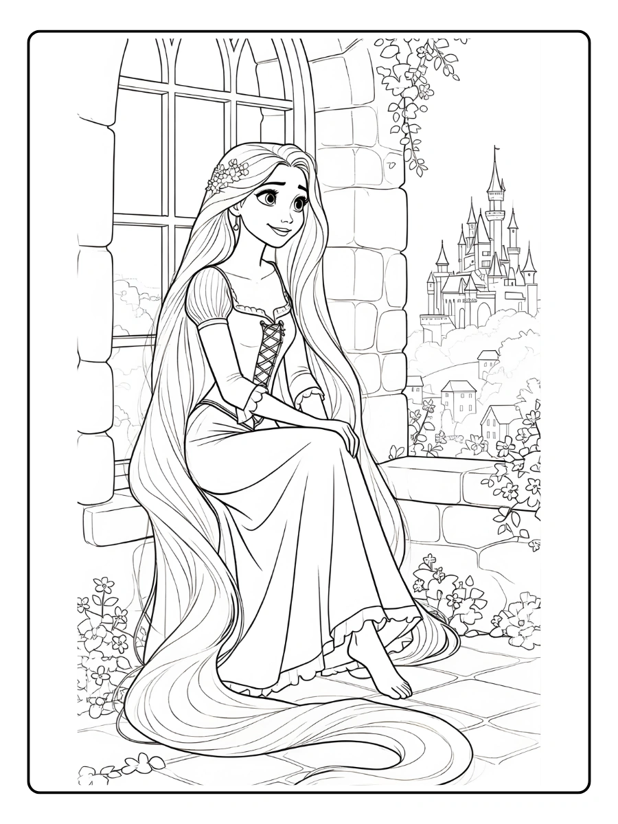 coloriage raiponce (11)