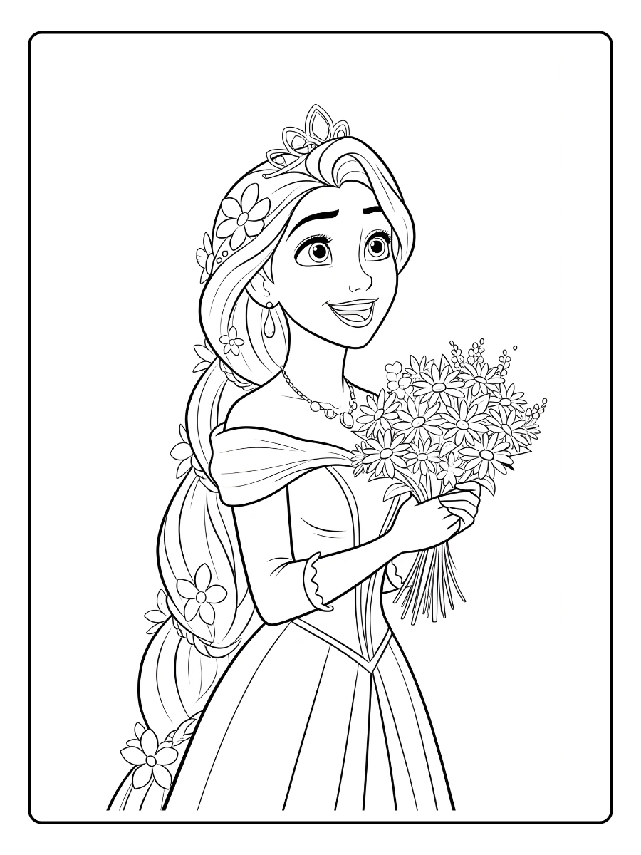 coloriage raiponce (12)