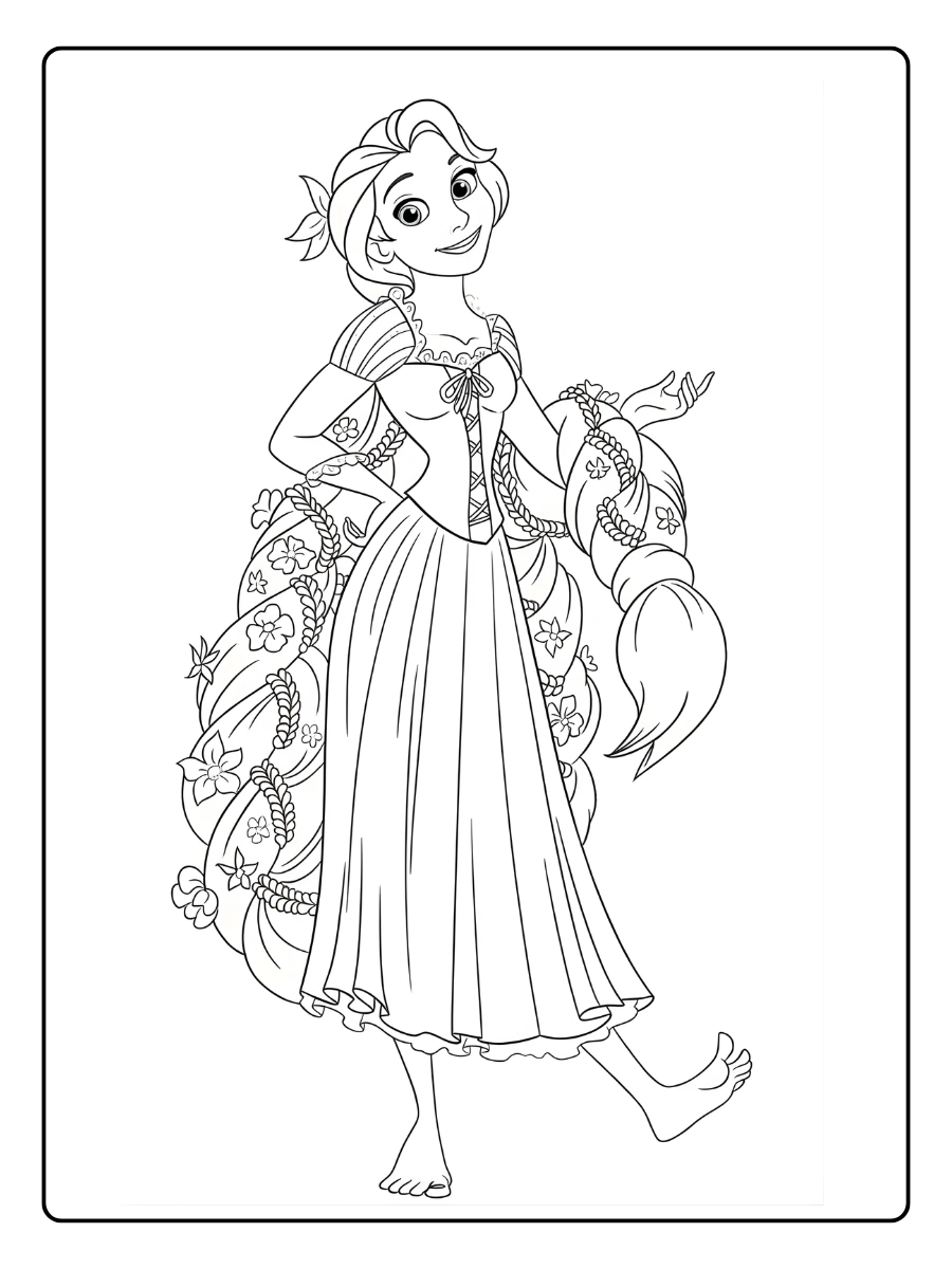 coloriage raiponce (15)