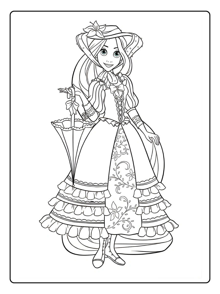 coloriage raiponce (17)