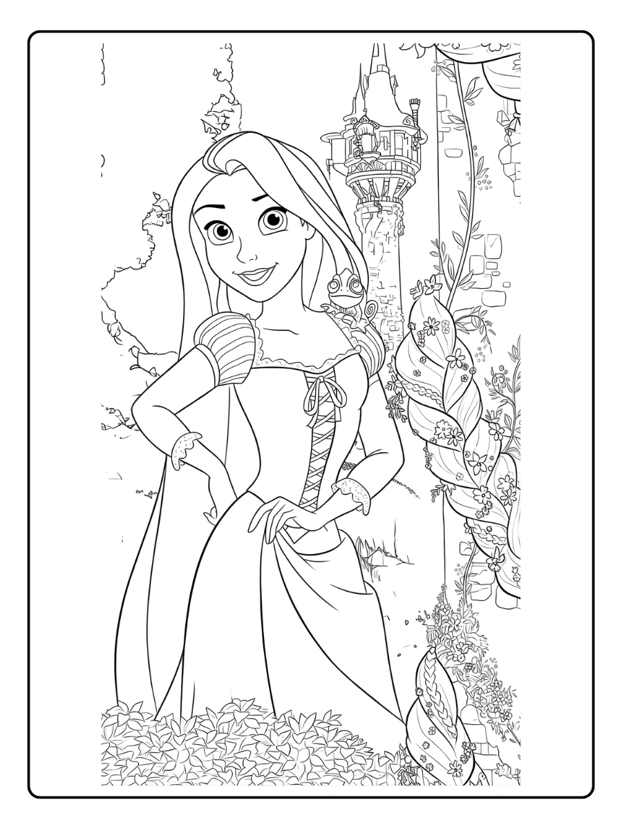 coloriage raiponce (19)