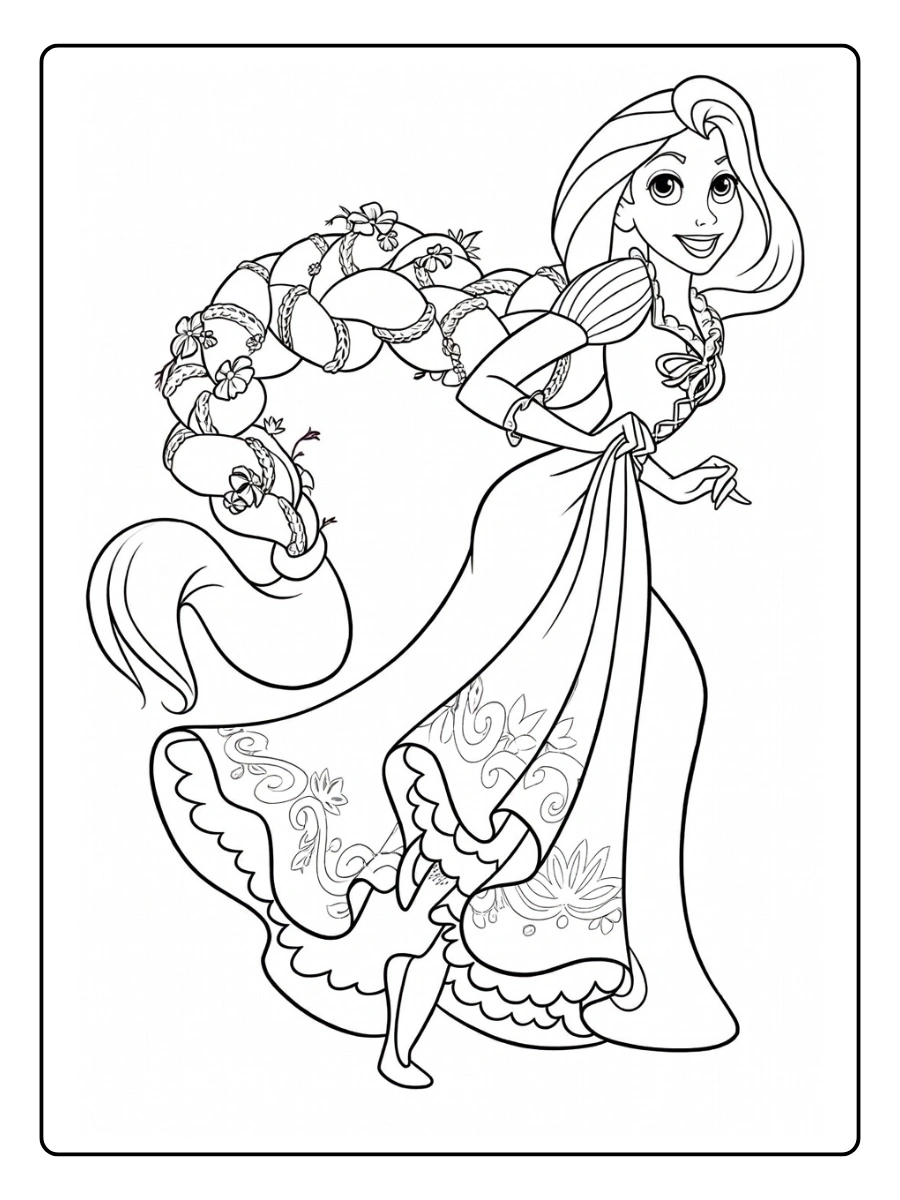 coloriage raiponce (23)