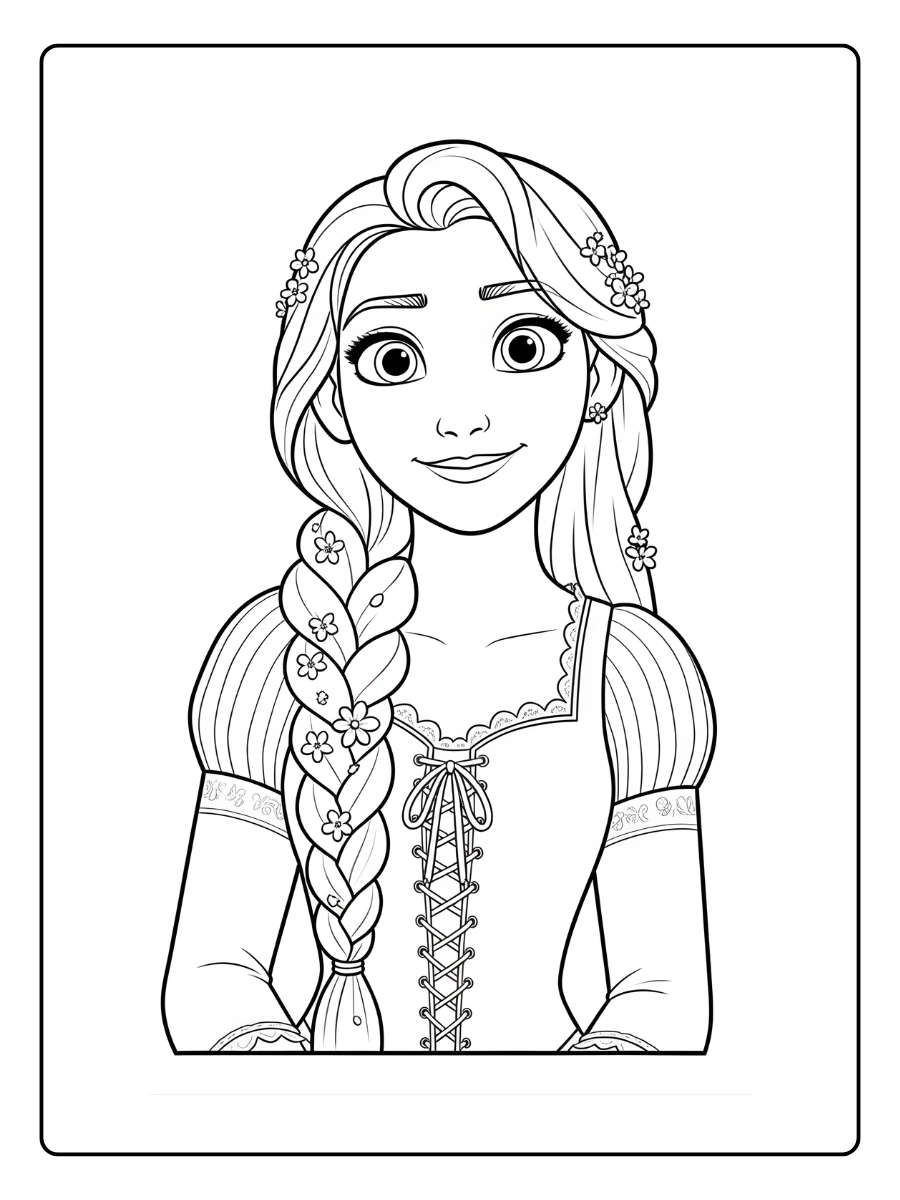 coloriage raiponce (6)