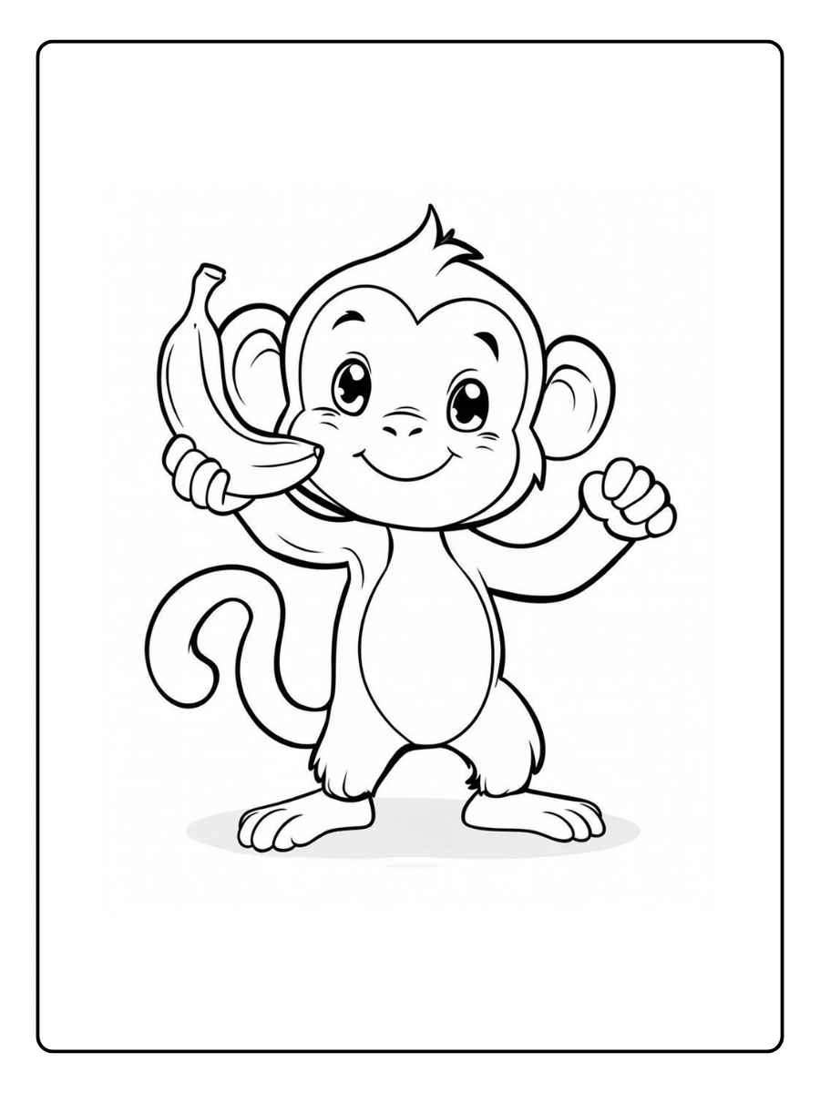 Coloriage Singe (1)