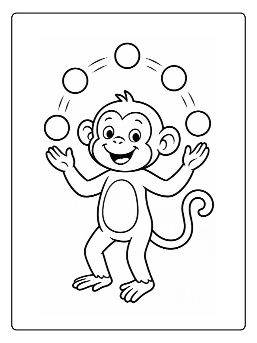 Coloriage Singe (10)