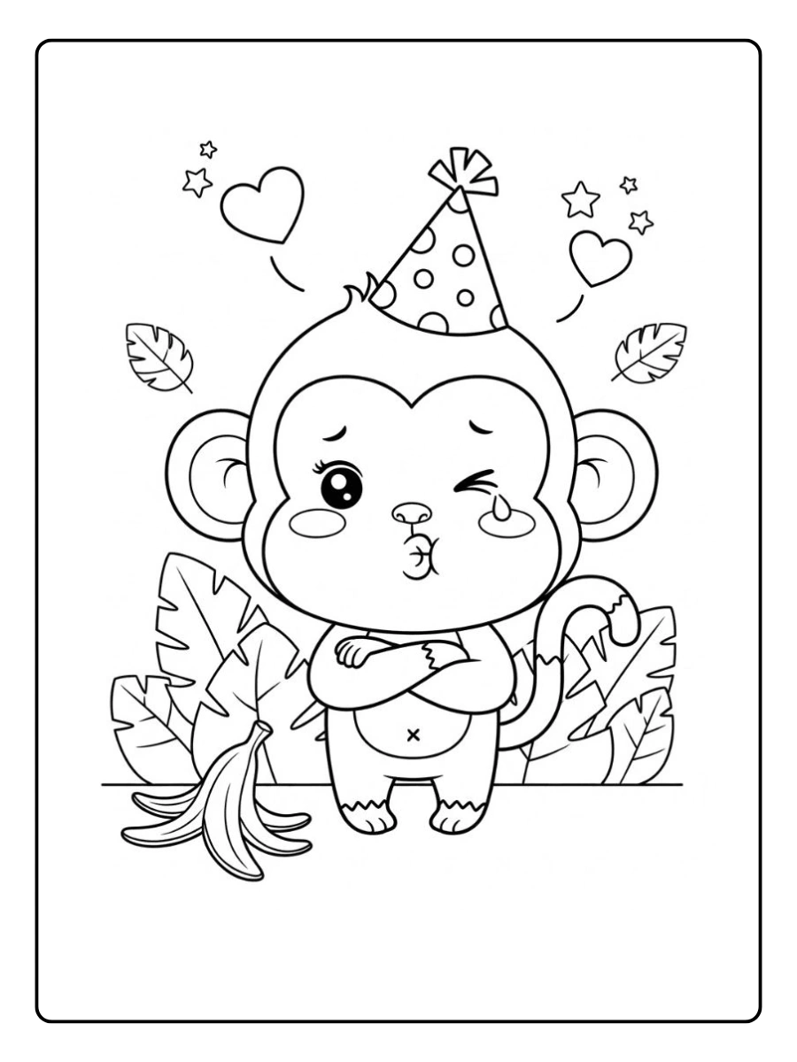 Coloriage Singe (12)