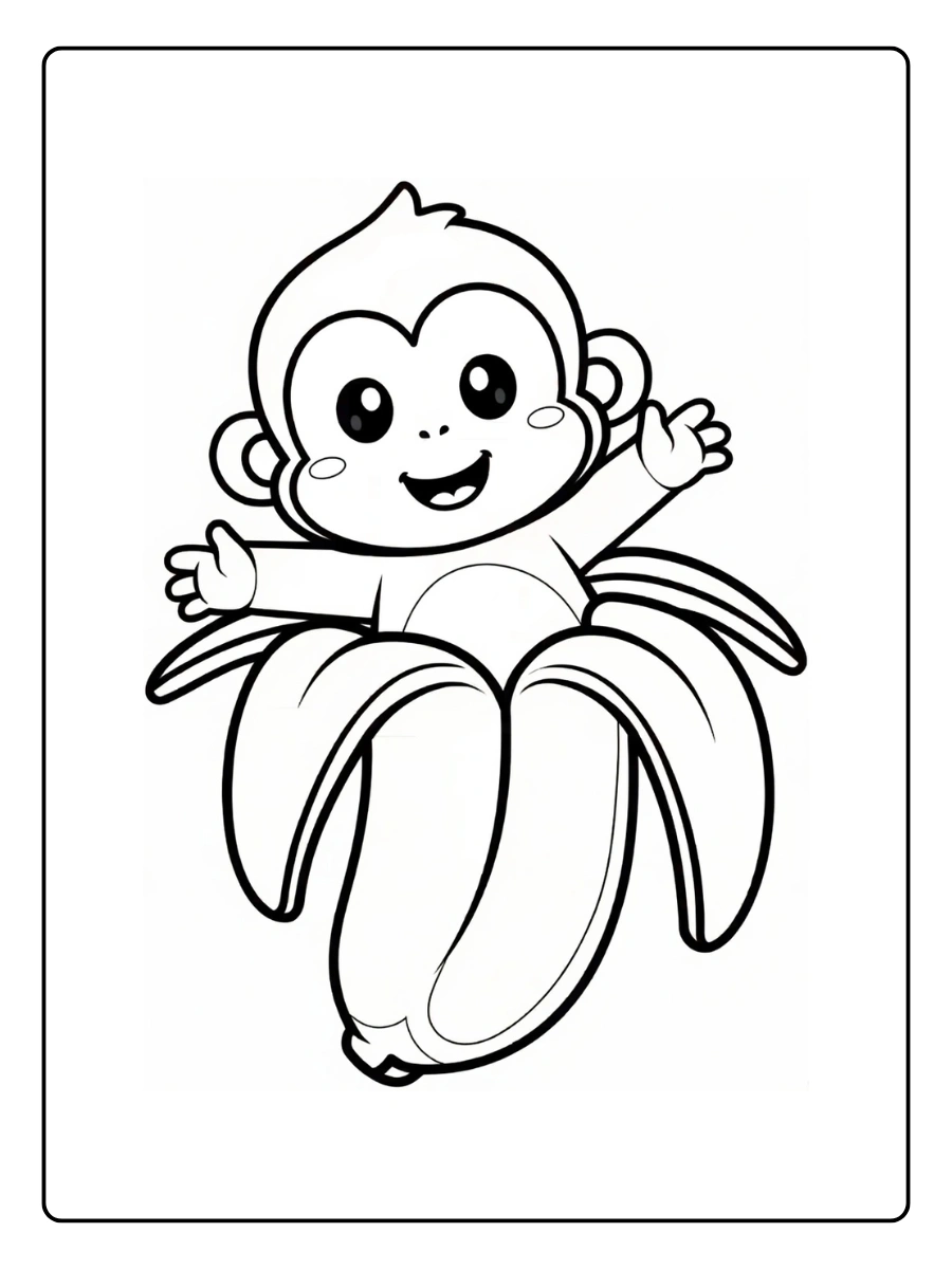 Coloriage Singe (15)