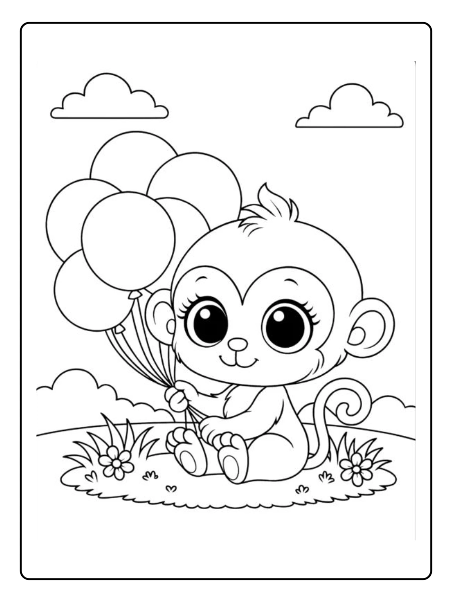 Coloriage Singe (6)