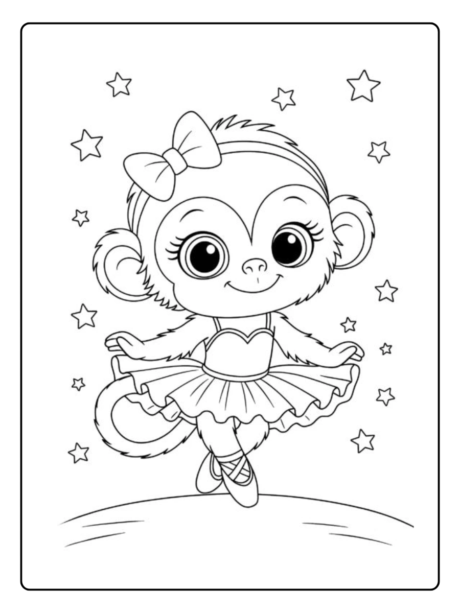 Coloriage Singe (8)