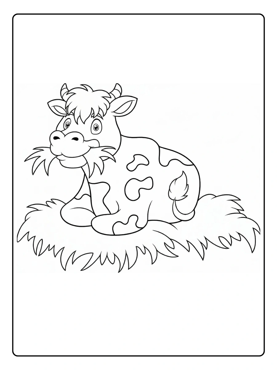 Coloriage Vache (12)