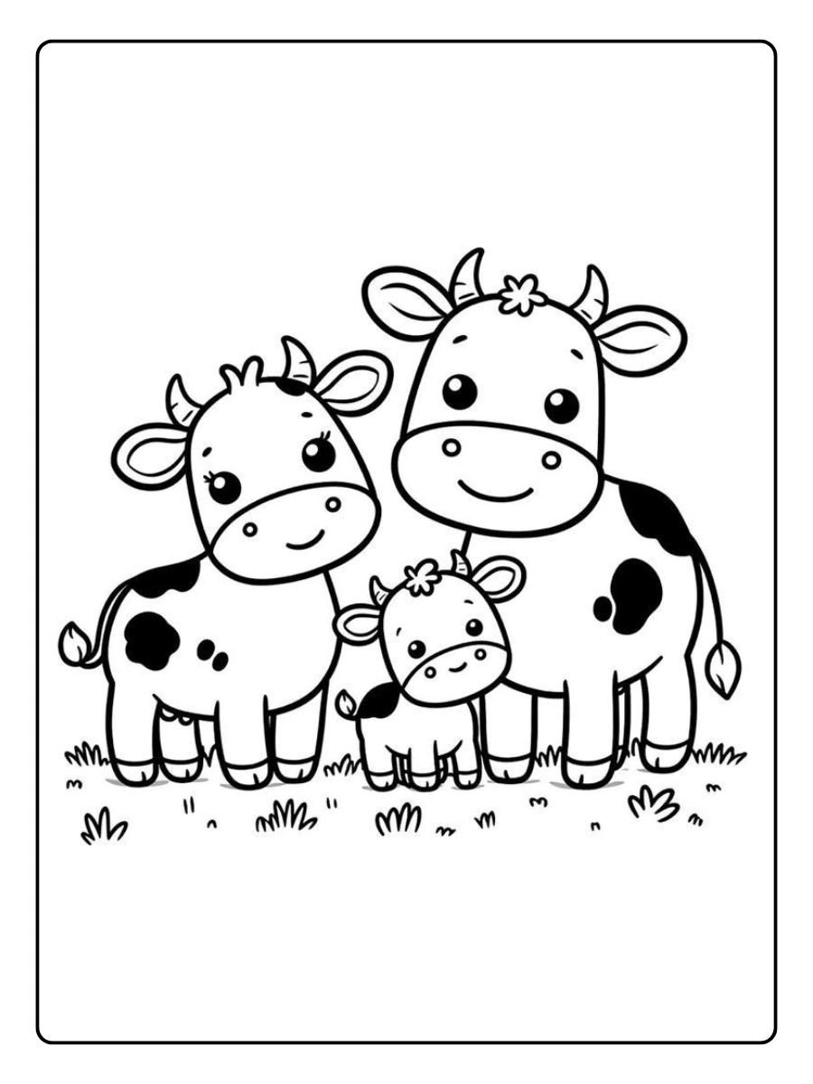 Coloriage Vache (2)