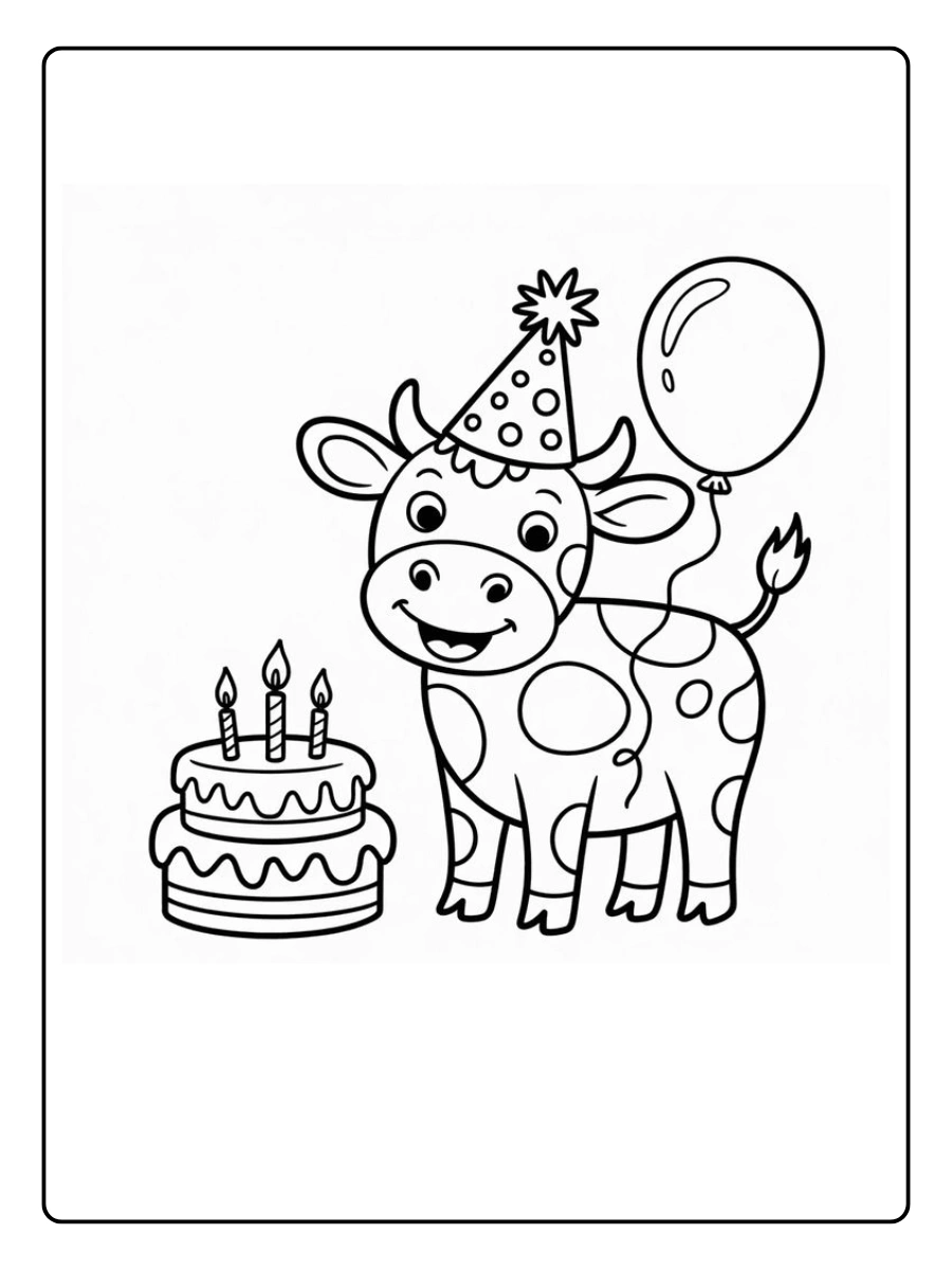 Coloriage Vache (3)