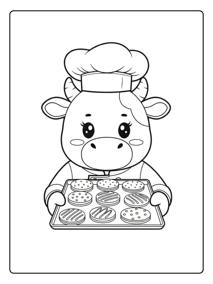 Coloriage Vache (7)