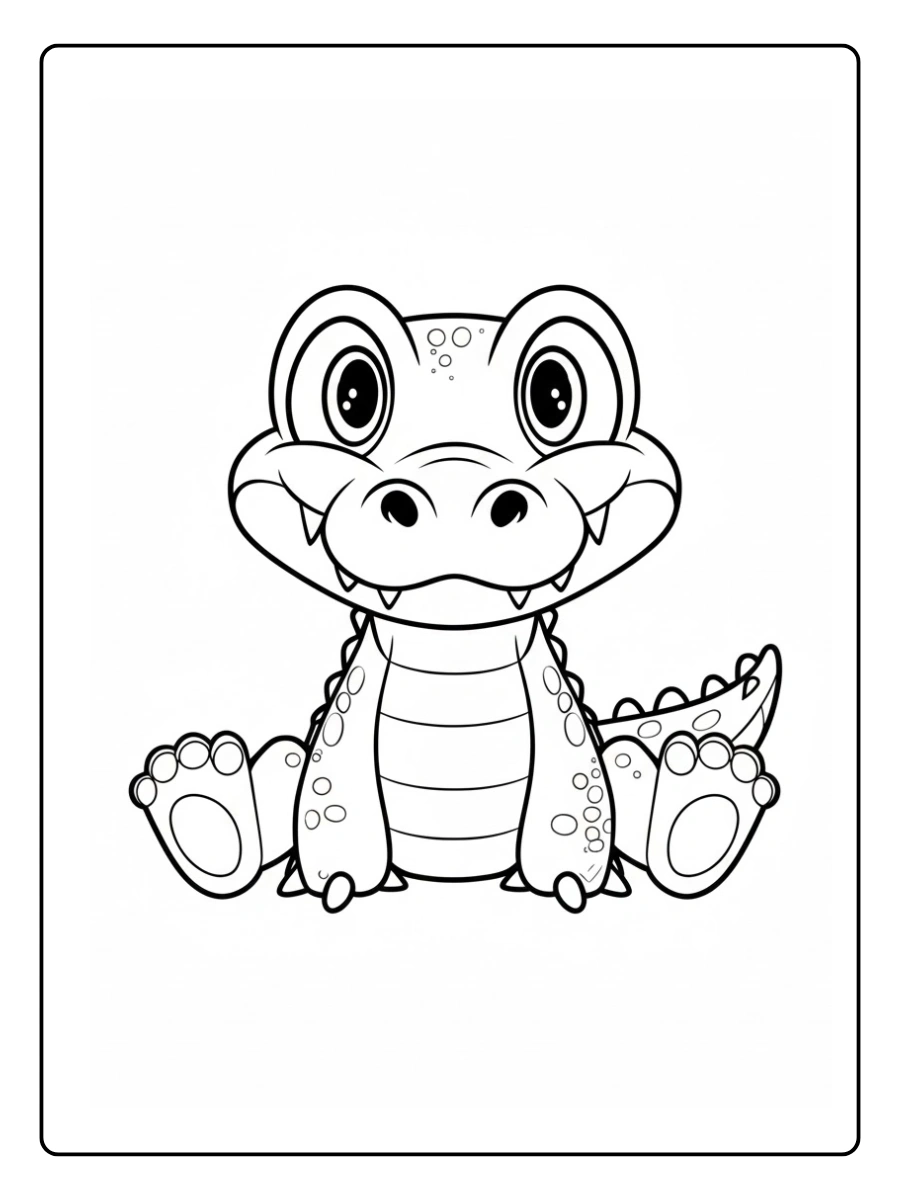 crocodile coloriage (1)