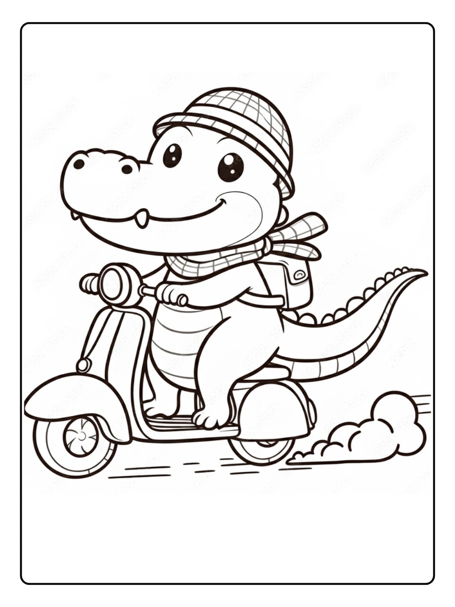 crocodile coloriage (3)