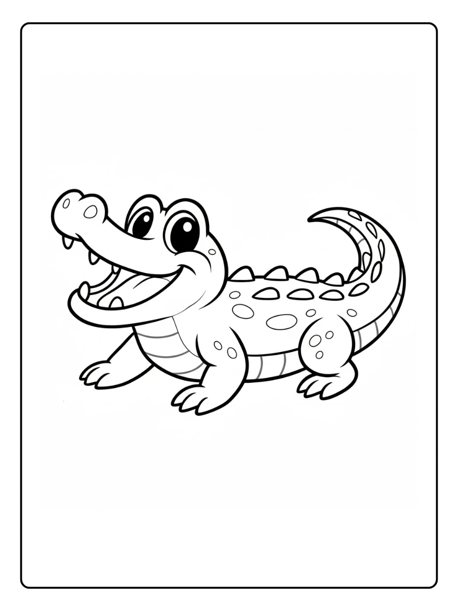 crocodile coloriage (4)