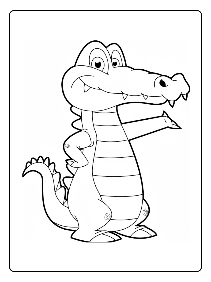 crocodile coloriage (5)