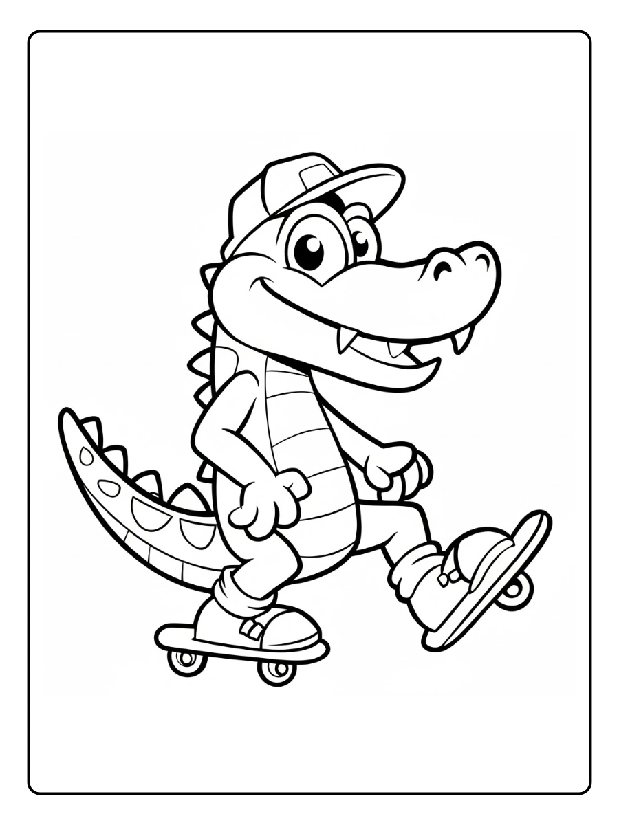 crocodile coloriage (6)