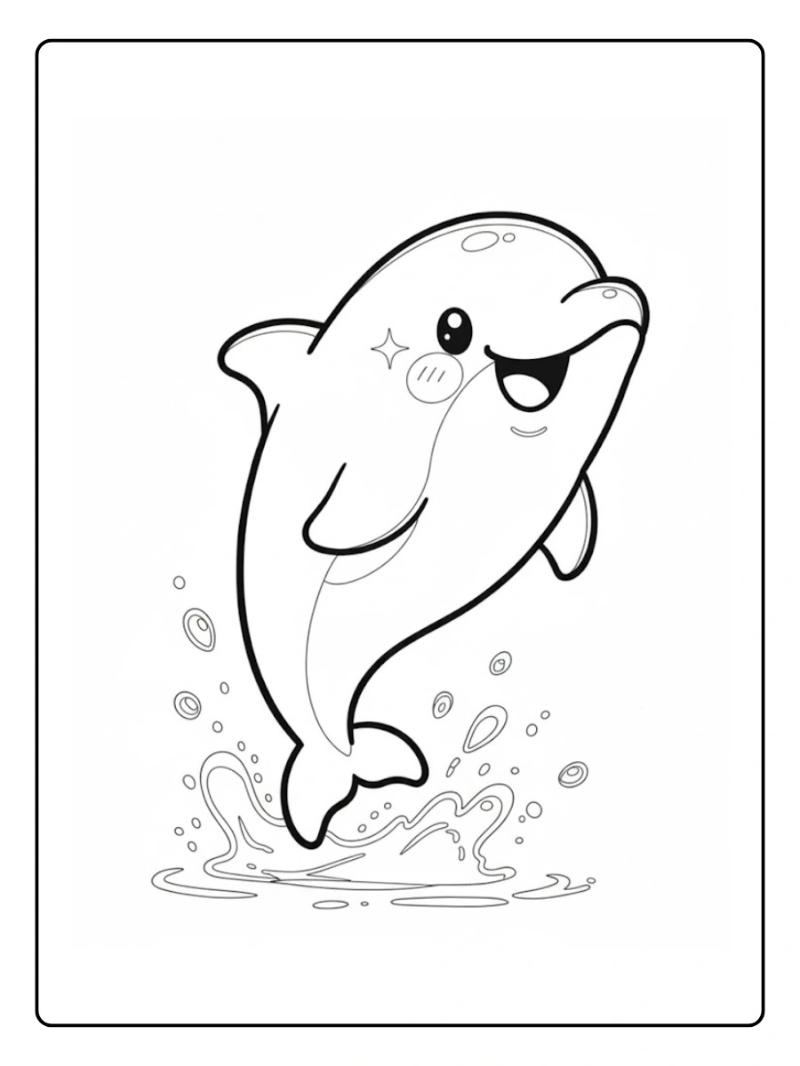 dauphin coloriage (15)