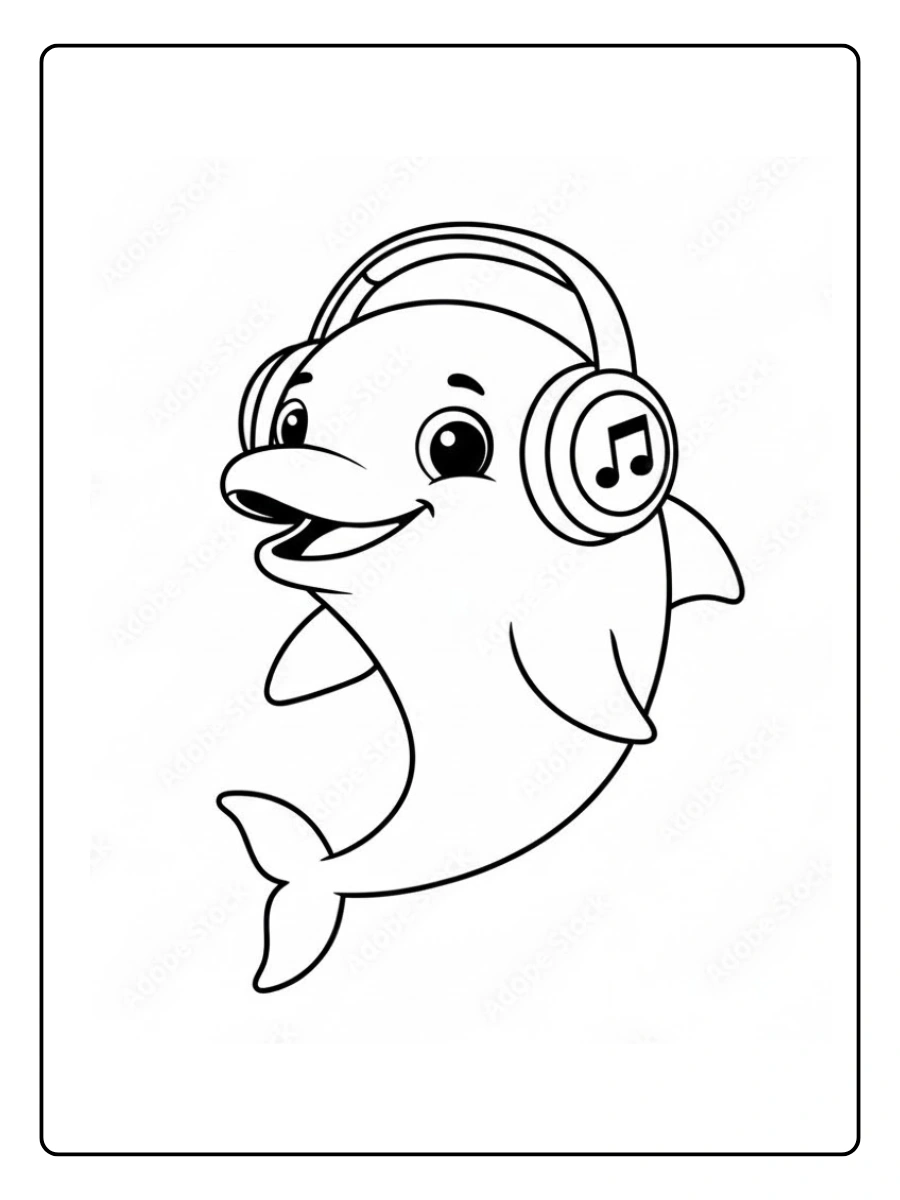 dauphin coloriage (6)