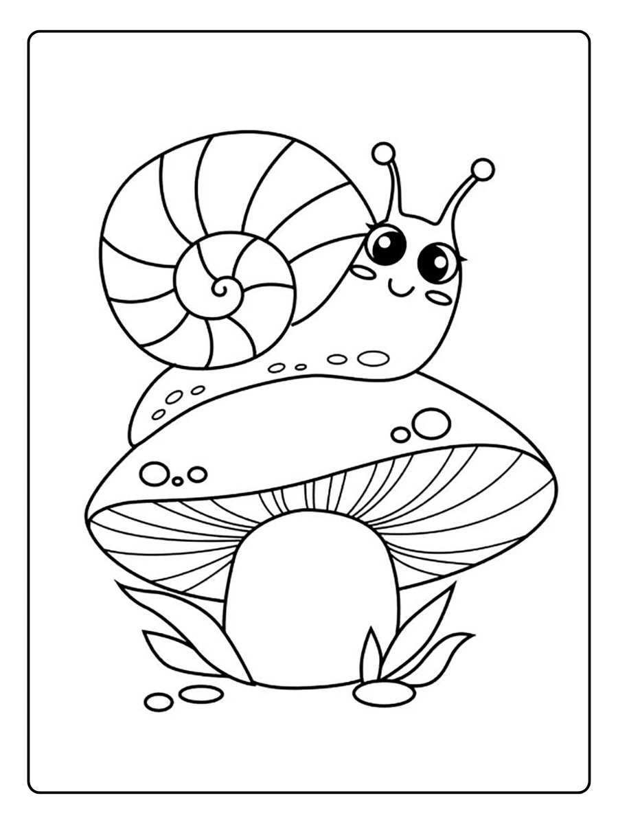 escargot coloriage (1)