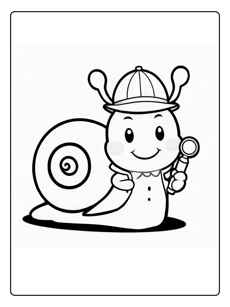 escargot coloriage (10)