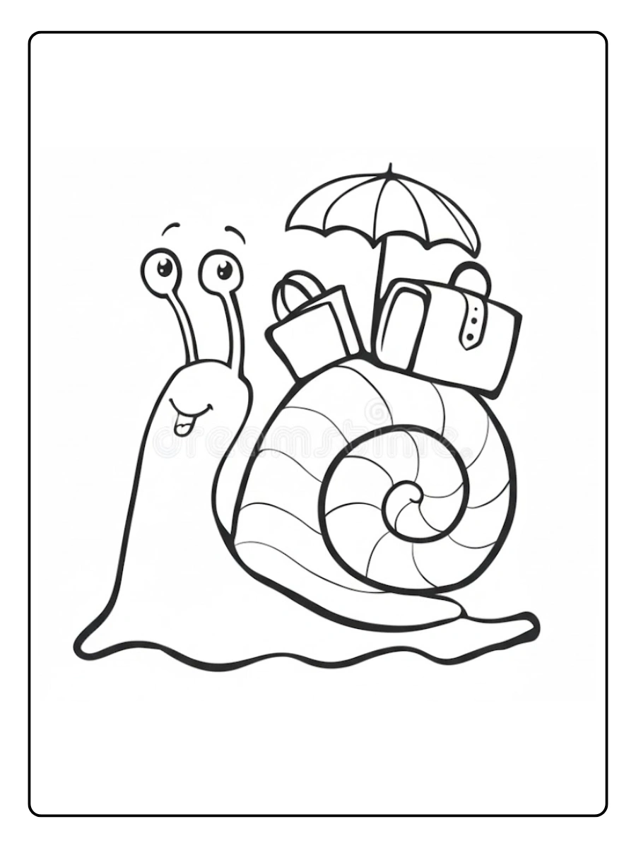 escargot coloriage (7)