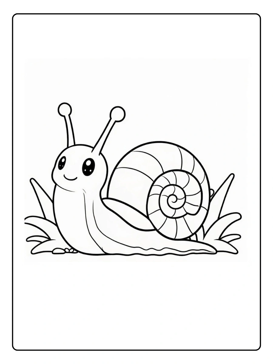 escargot coloriage (8)