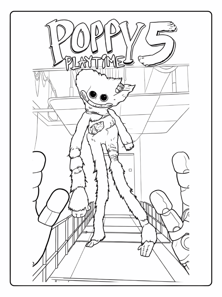 Coloriage Poppy Playtime Chapter 5