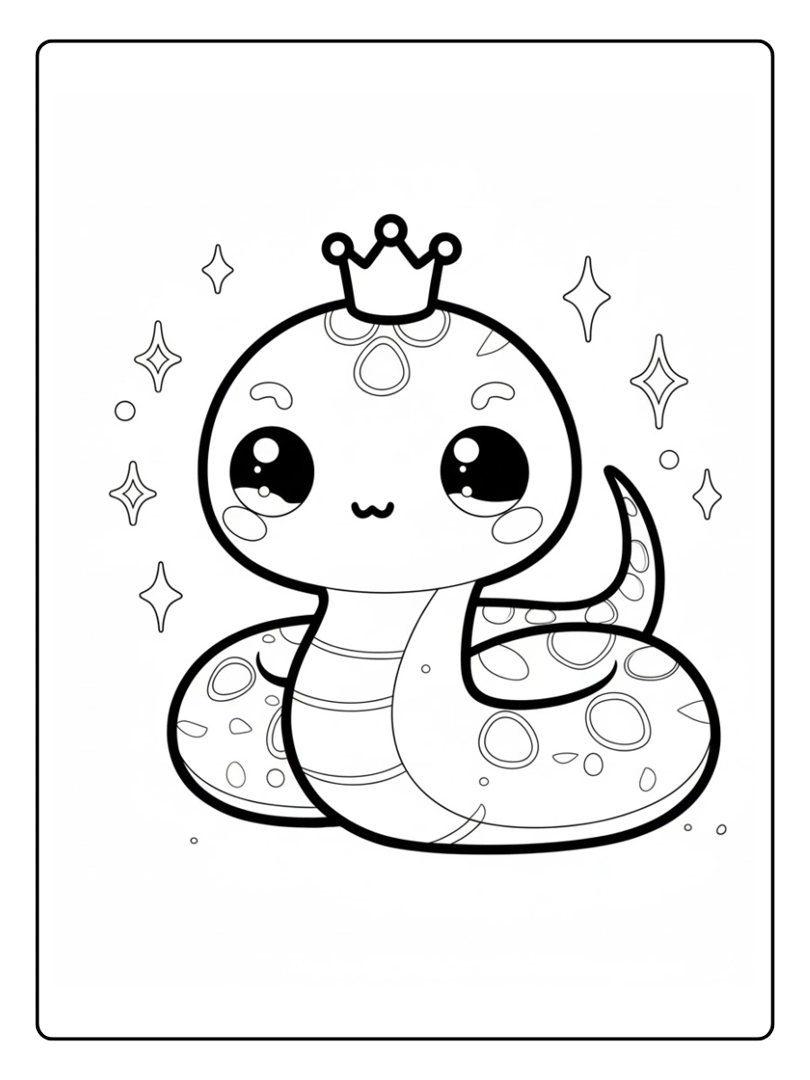 serpent coloriage (2)
