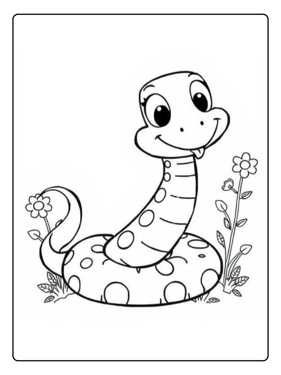 serpent coloriage (6)