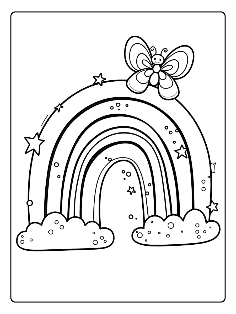 Coloriage Arc En Ciel (3)