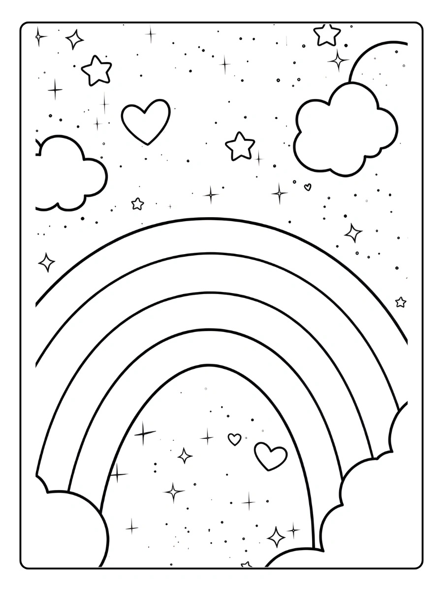 Coloriage Arc En Ciel (4)