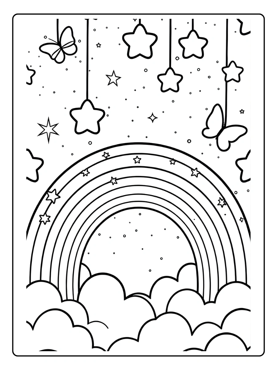 Coloriage Arc En Ciel (5)