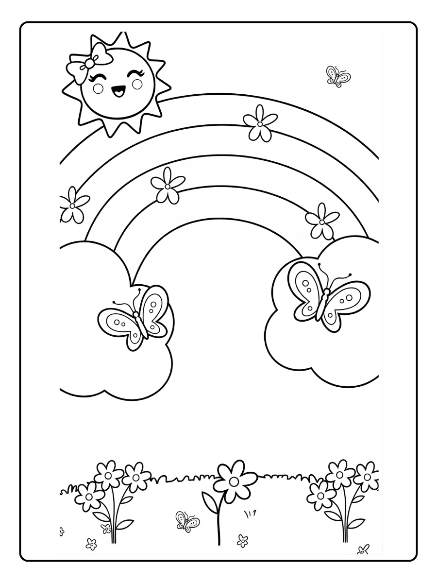 Coloriage Arc En Ciel (7)