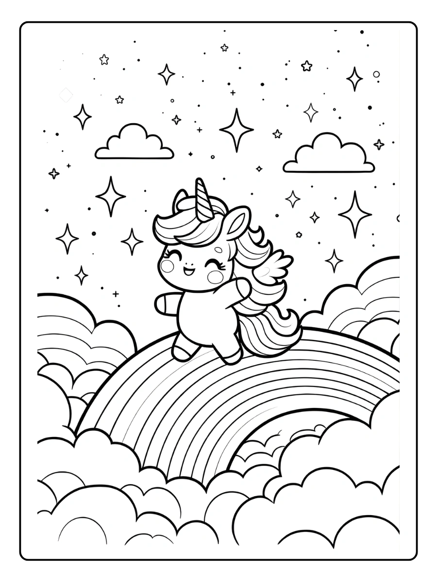 Coloriage Arc En Ciel (9)