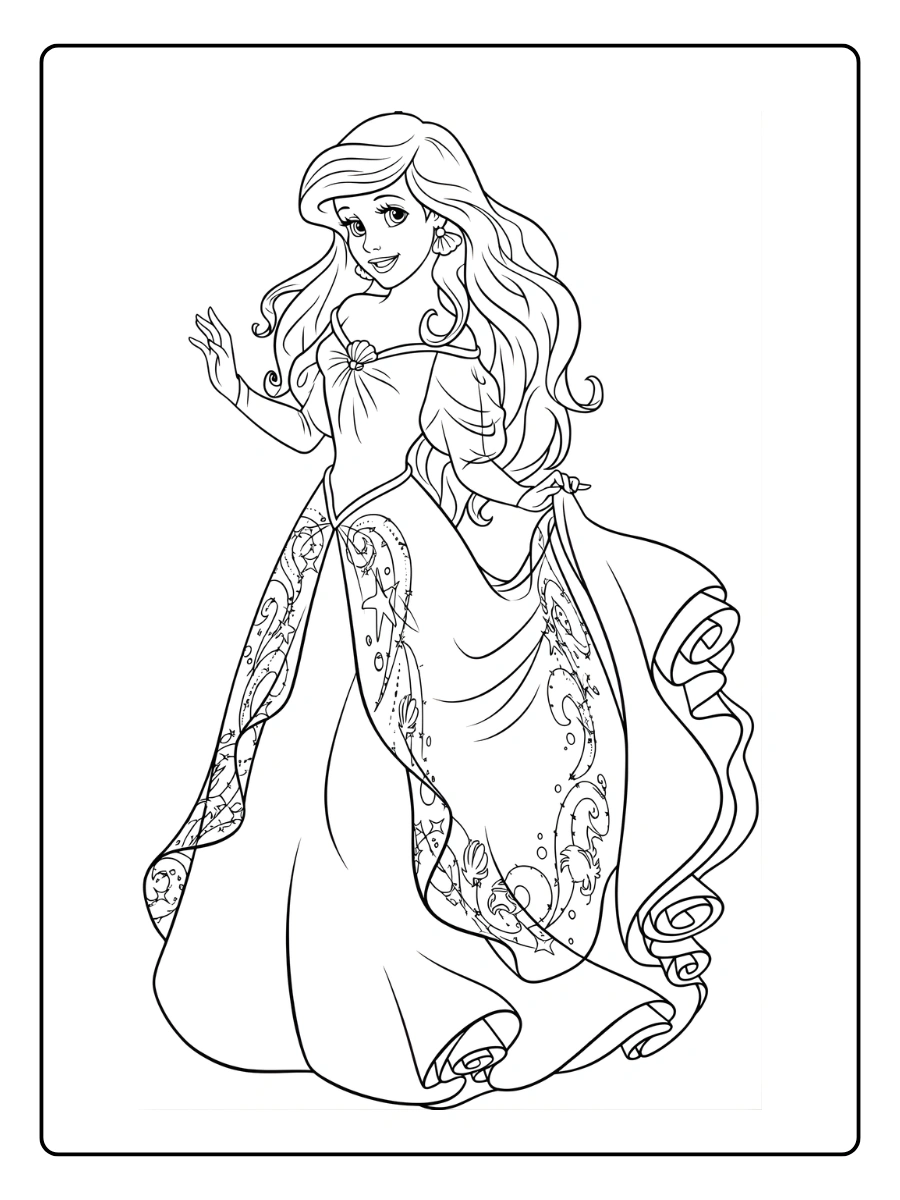 Coloriage Ariel (1)