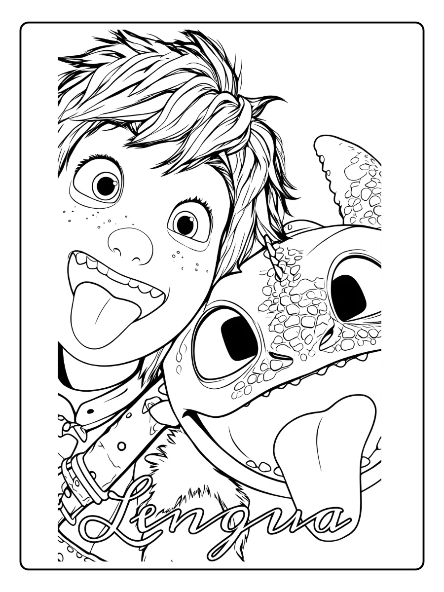 Coloriage Krokmou (6)