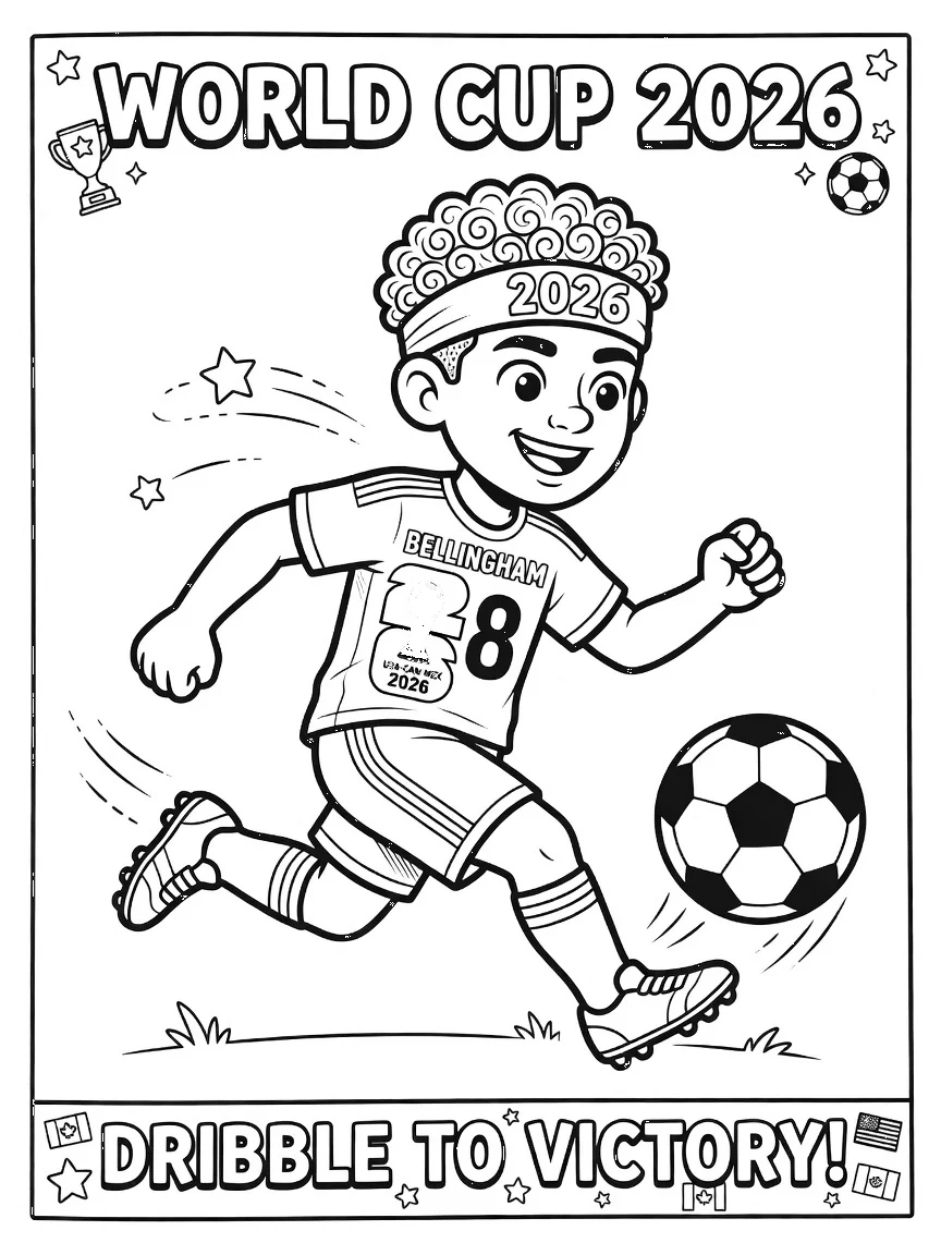 Coloriage Coupe du Monde 2026 (26) Coloriage Coupe du Monde 2026 (26)