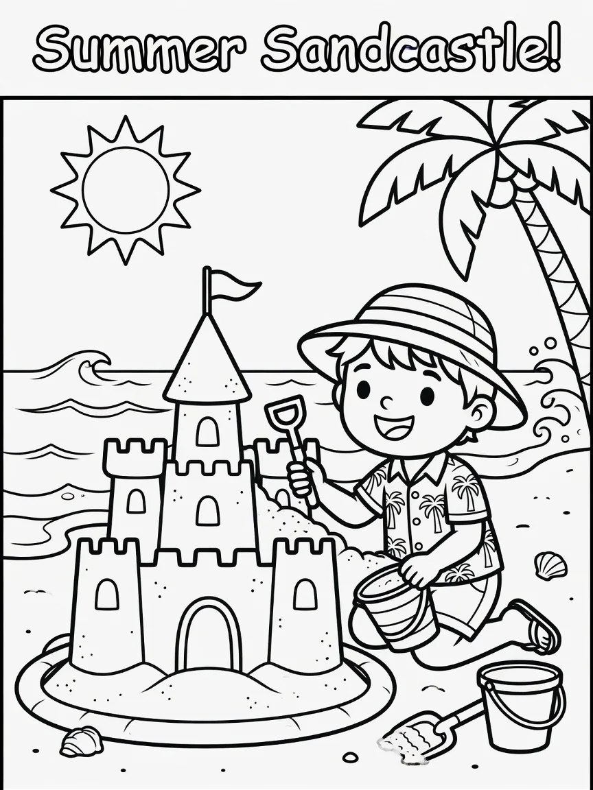 Coloriage Été (21) Coloriage Été (21)