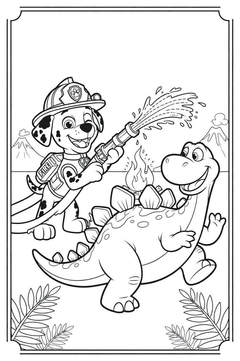 Coloriage Pat’ Patrouille Dinosaure (17)