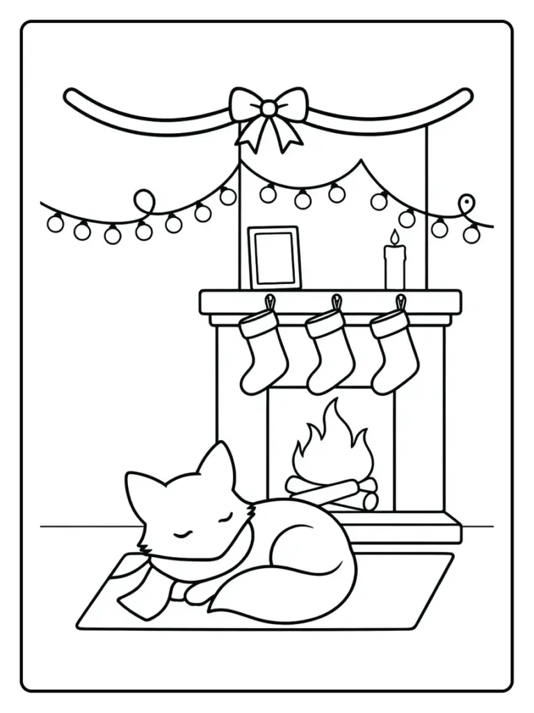 Coloriage Cosy (PDF Gratuit à Imprimer)