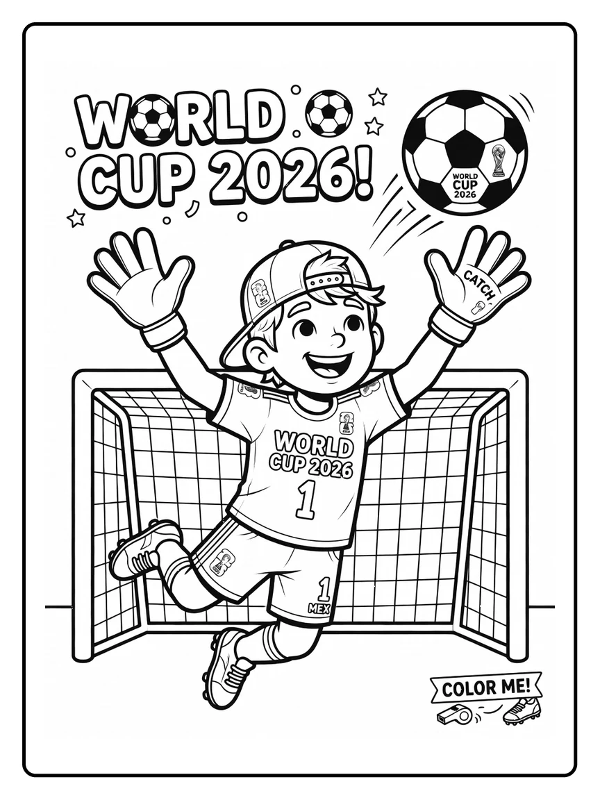 Coloriage Coupe du Monde 2026 (5) Coloriage Coupe du Monde 2026 (5)