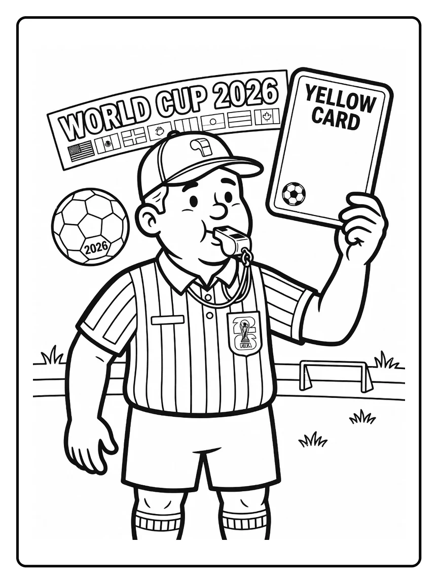 Coloriage Coupe du Monde 2026 (8) Coloriage Coupe du Monde 2026 (8)