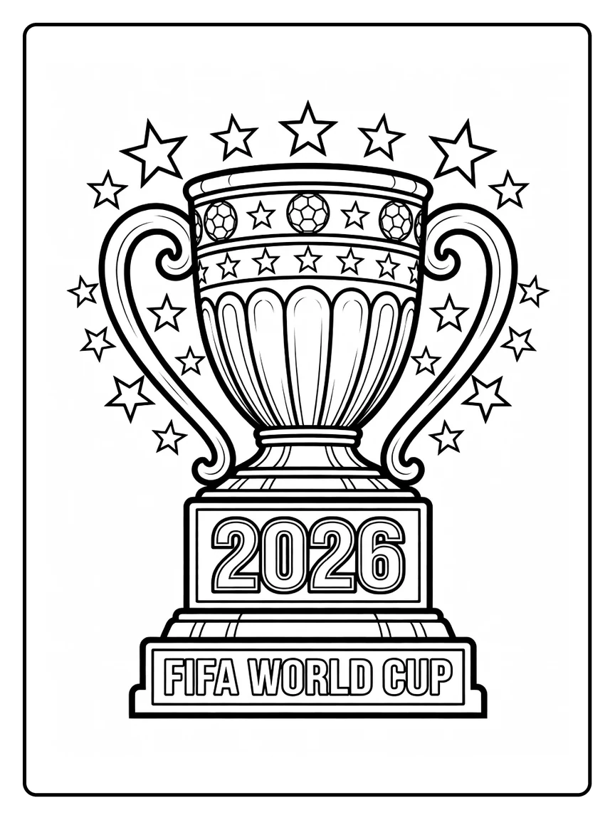 Coloriage Coupe du Monde 2026 (10) Coloriage Coupe du Monde 2026 (10)