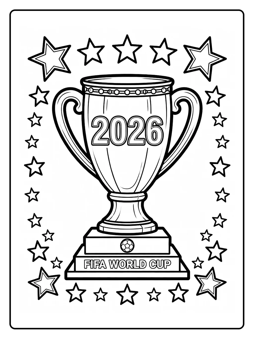 Coloriage Coupe du Monde 2026 (11) Coloriage Coupe du Monde 2026 (11)