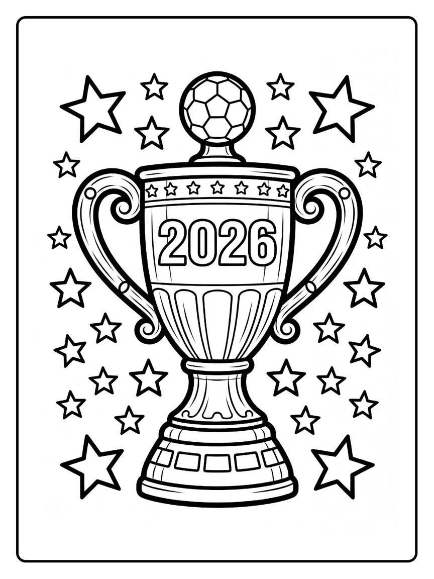 Coloriage Coupe du Monde 2026 (13) Coloriage Coupe du Monde 2026 (13)
