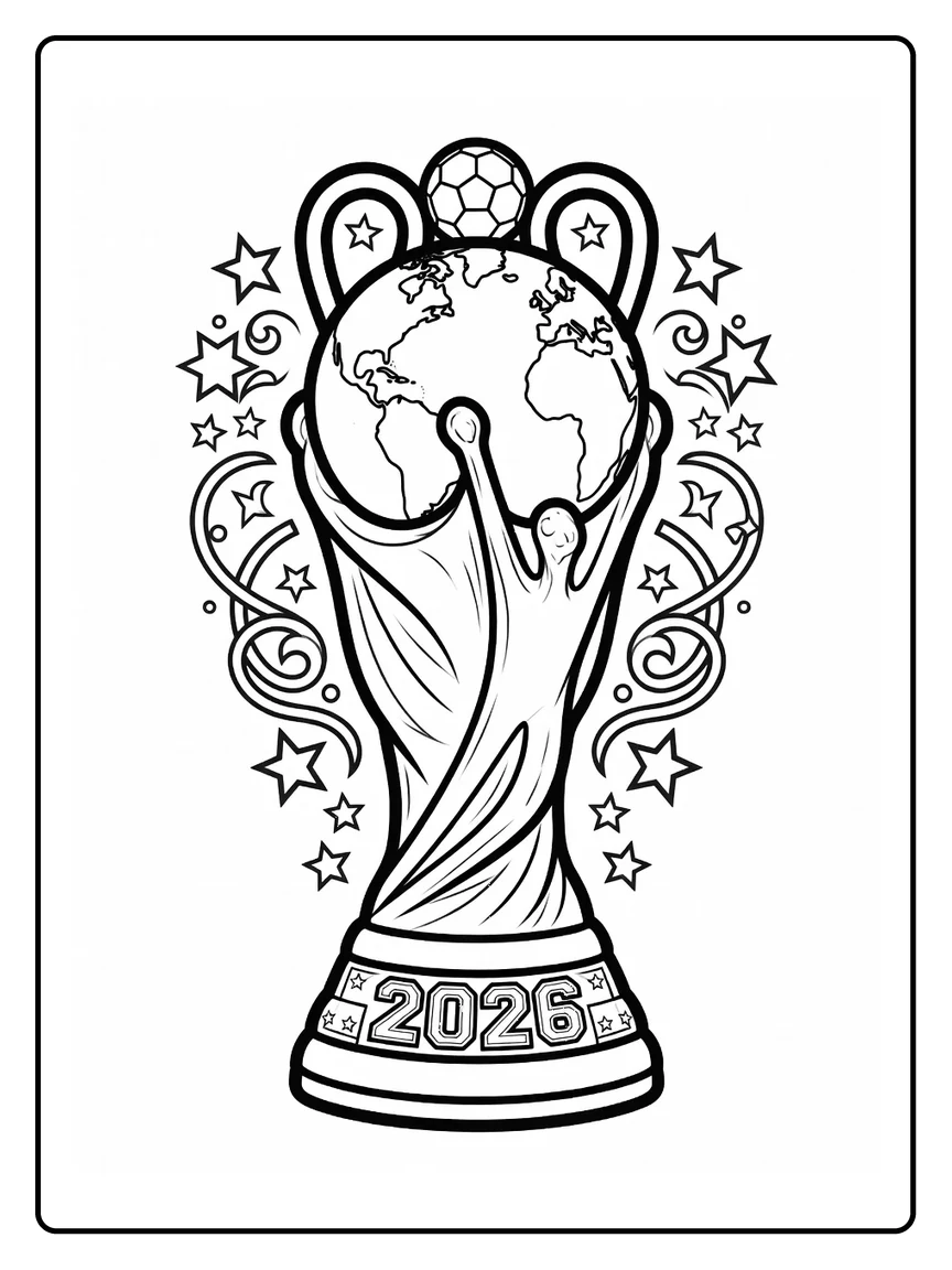 Coloriage Coupe du Monde 2026 (14) Coloriage Coupe du Monde 2026 (14)