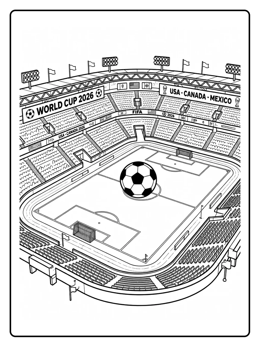 Coloriage Coupe du Monde 2026 (16) Coloriage Coupe du Monde 2026 (16)