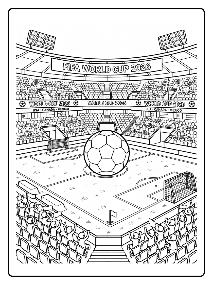 Coloriage Coupe du Monde 2026 (17) Coloriage Coupe du Monde 2026 (17)